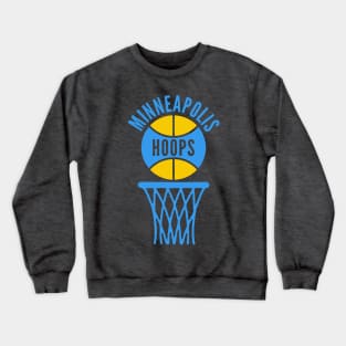 Retro Minneapolis Hoops Logo Crewneck Sweatshirt